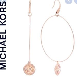 NWT Michael Kors Rose Gold Earrings